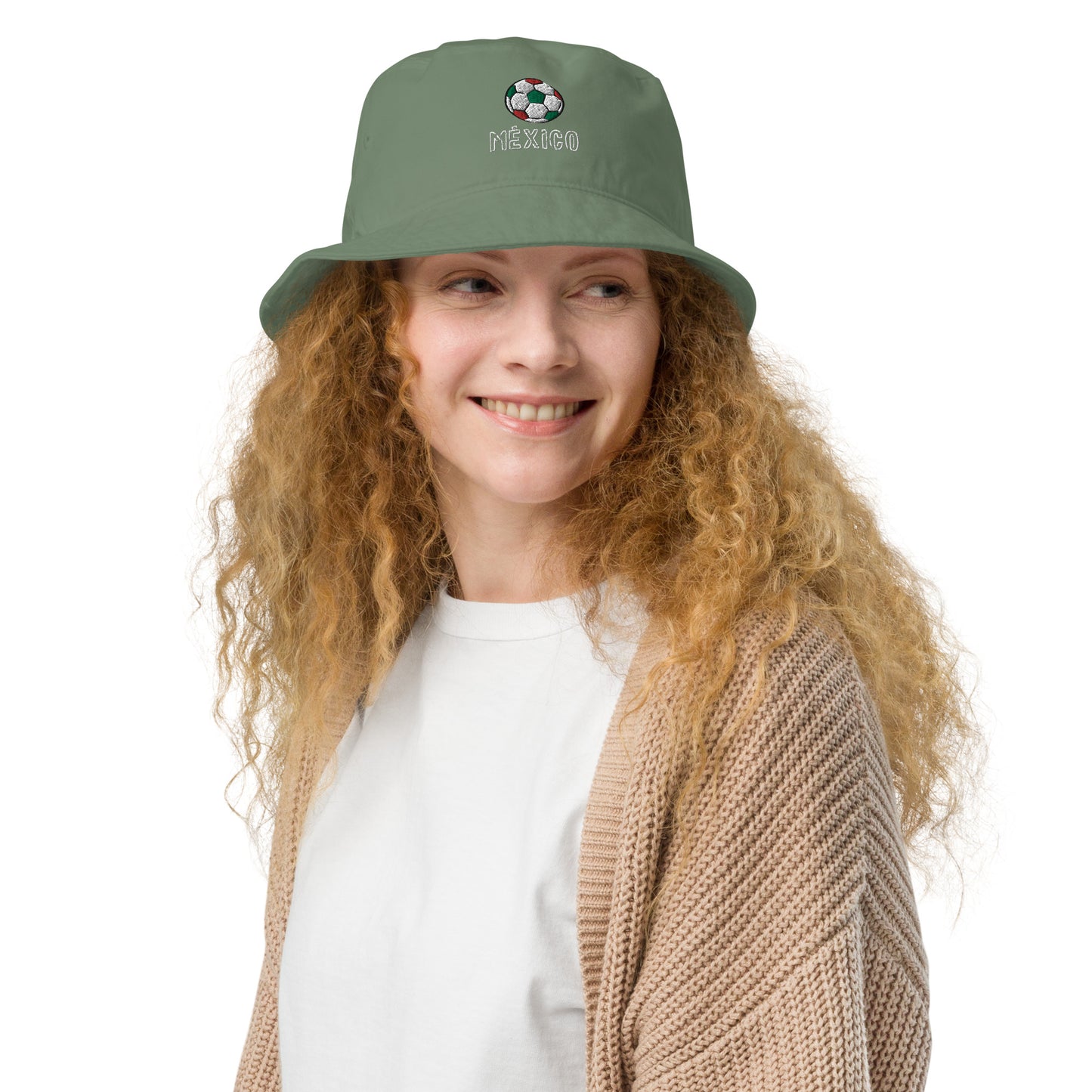 "Mexico Soccer" Organic bucket hat