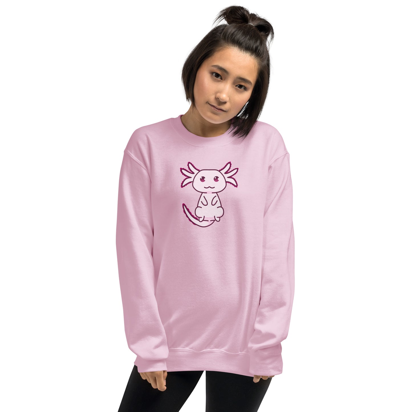 Pink Axolotl Unisex Sweatshirt